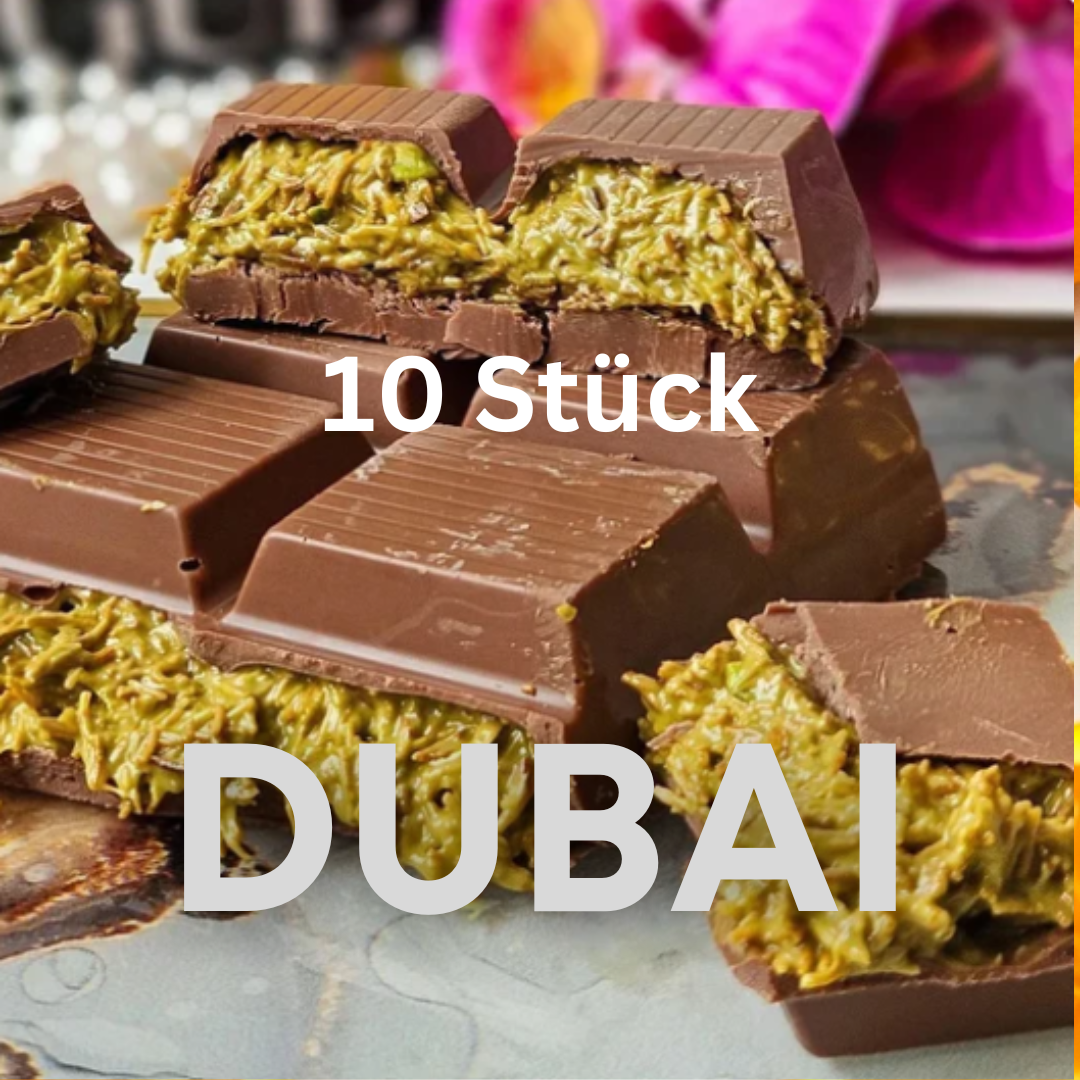 10 Stück Original Dubai Schokolade